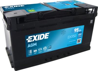 EXIDE EK950 Číslo výrobce: AGM95SS. EAN: 3661024035743.
