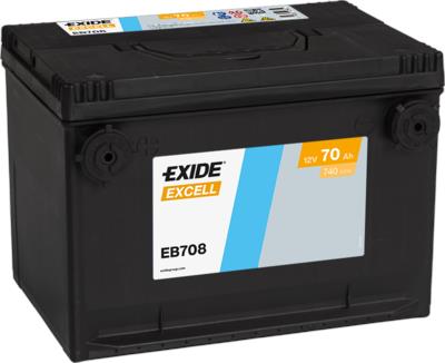 EXIDE EB708 Číslo výrobce: 57010GUG. EAN: 3661024037426.