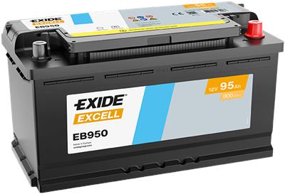 EXIDE EB950 Číslo výrobce: 60044GUG. EAN: 3661024034586.