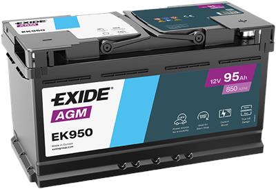 EXIDE EK950 Číslo výrobce: AGM95SS. EAN: 3661024035743.