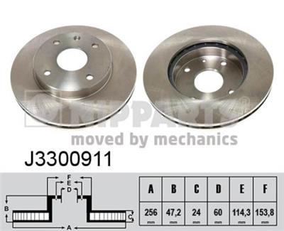 NIPPARTS J3300911 EAN: 8711768104986.