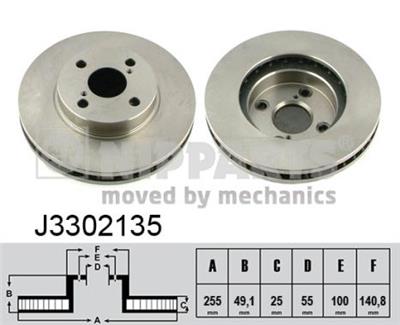 NIPPARTS J3302135 EAN: 8711768107116.