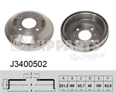 NIPPARTS J3400502 EAN: 8711768102456.