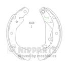 NIPPARTS J3500907 - Sada brzdových čeľustí