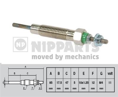 NIPPARTS J5715004 EAN: 8711768076542.