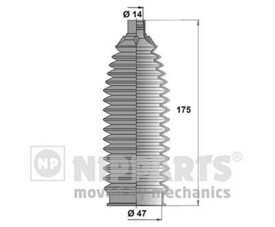 NIPPARTS N2845006 EAN: 8711768849603.