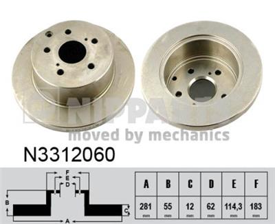 NIPPARTS N3312060 EAN: 8711768157784.