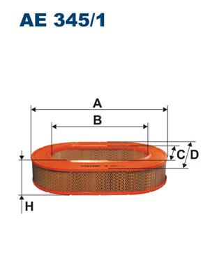 FILTRON AE 345/1 EAN: 5904608013453.