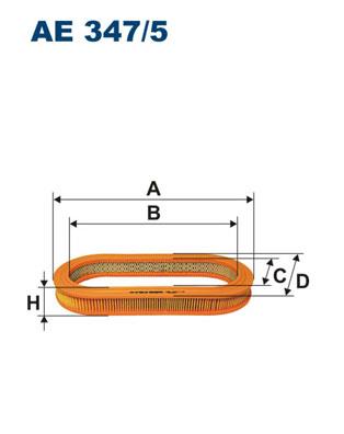 FILTRON AE 347/5 EAN: 5904608053473.
