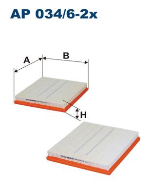 FILTRON AP 034/6-2x EAN: 5904608070340.