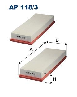 FILTRON AP 118/3-2x EAN: 5904608331182.