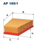 FILTRON AP 189/1 - Vzduchový filter