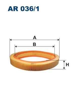 FILTRON AR 036/1 EAN: 5904608020369.