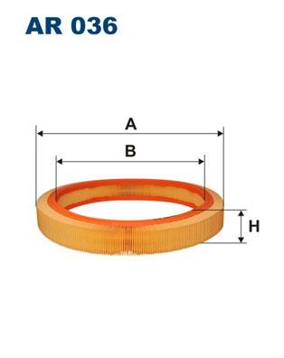 FILTRON AR 036 EAN: 5904608000361.