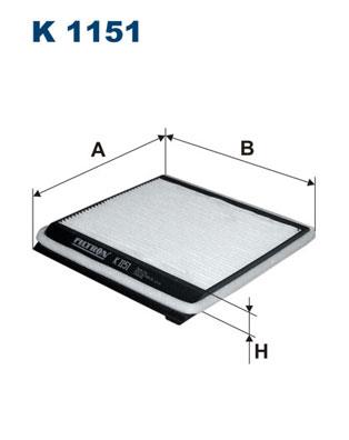FILTRON K 1151 EAN: 5904608801517.