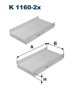 FILTRON K 1160-2x EAN: 5904608801609.