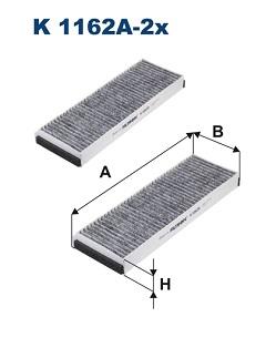 FILTRON K 1162A-2x EAN: 5904608991621.