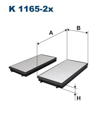 FILTRON K 1165-2x EAN: 5904608801654.
