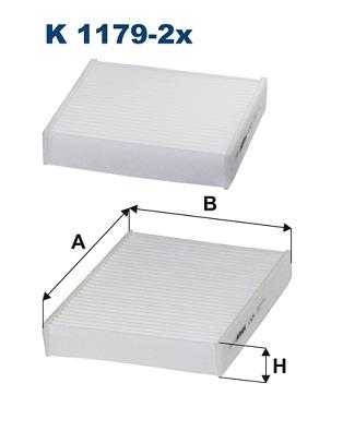 FILTRON K 1179-2x EAN: 5904608801791.