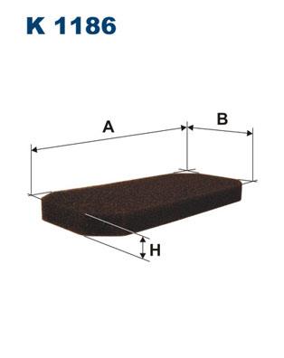 FILTRON K 1186 EAN: 5904608801869.