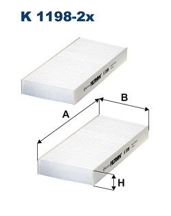 FILTRON K 1198-2x EAN: 5904608711984.