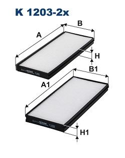 FILTRON K 1203-2x EAN: 5904608902030.