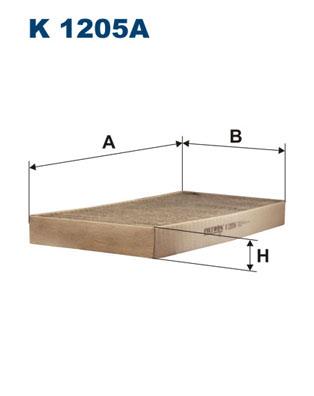 FILTRON K 1205A EAN: 5904608902054.