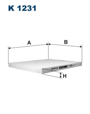 FILTRON K 1231 EAN: 5904608802316.