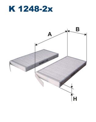 FILTRON K 1248-2x EAN: 5904608802484.