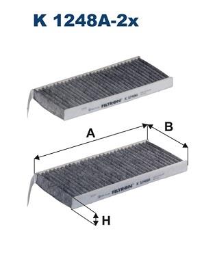 FILTRON K 1248A-2x EAN: 5904608902481.