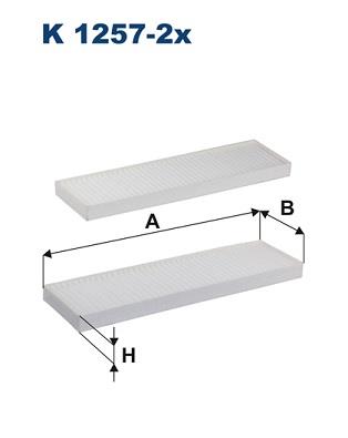 FILTRON K 1257-2x EAN: 5904608802576.