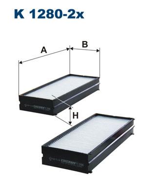 FILTRON K 1280-2x EAN: 5904608802804.