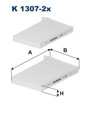 FILTRON K 1307-2x EAN: 5904608803078.