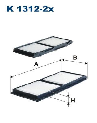 FILTRON K 1312-2X EAN: 5904608803122.
