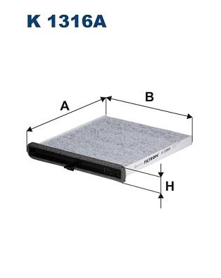 FILTRON K 1316A EAN: 5904608903167.