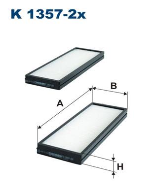 FILTRON K 1357-2x EAN: 5904608803573.