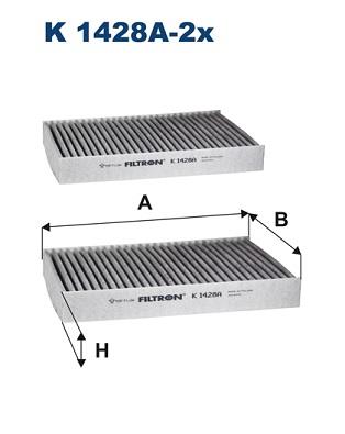 FILTRON K 1428A-2x EAN: 5904608904287.
