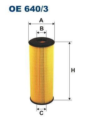 FILTRON OE 640/3 EAN: 5904608036407.