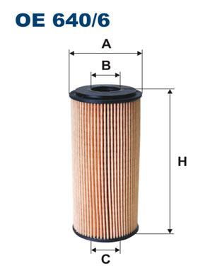 FILTRON OE 640/6 EAN: 5904608066404.