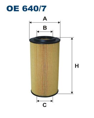 FILTRON OE 640/7 EAN: 5904608086402.