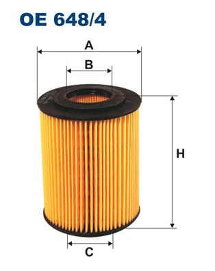 FILTRON OE 648/4 EAN: 5904608056481.