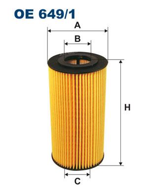 FILTRON OE 649/1 EAN: 5904608016492.