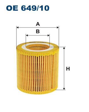 FILTRON OE 649/10 EAN: 5904608116499.
