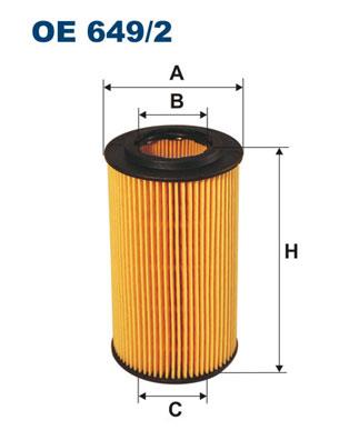 FILTRON OE 649/2 EAN: 5904608026491.