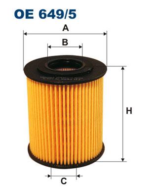 FILTRON OE 649/5 EAN: 5904608066497.