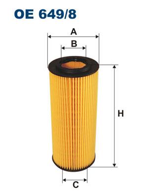 FILTRON OE 649/8 EAN: 5904608096494.