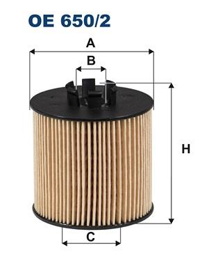 FILTRON OE 650/2 EAN: 5904608036506.