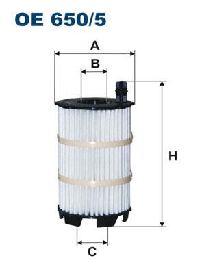 FILTRON OE 650/5 EAN: 5904608066503.