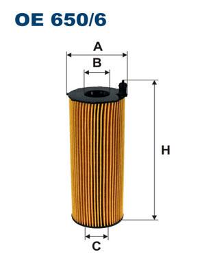 FILTRON OE 650/6 EAN: 5904608076502.