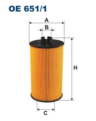 FILTRON OE 651/1 EAN: 5904608026514.